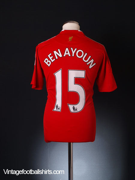 2008-10 Liverpool Home Shirt Benayoun #15 S Football Shirt