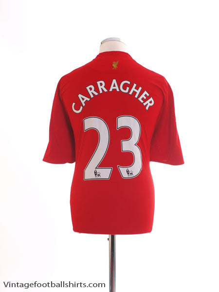 2008-10 Liverpool Home Shirt Carragher #23 L Football Shirt