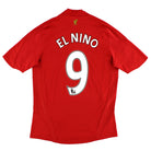 2008-10 Liverpool Home Shirt El Nino #9 S Football Shirt