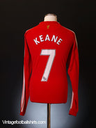 2008-10 Liverpool Home Shirt Keane #7 L/S XL Football Shirt
