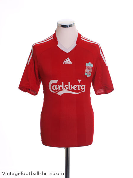2008-10 Liverpool Home Shirt M Football Shirt