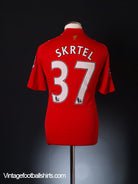2008-10 Liverpool Home Shirt Skrtel #37 M Football Shirt