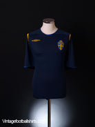 2008-10 Sweden Away Shirt XL Football Shirt