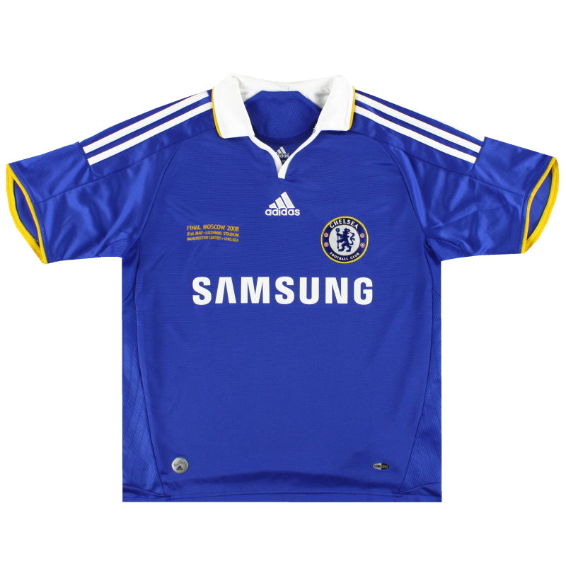 2008 Chelsea adidas 'Final Moscow' Home Shirt XL.Boys Football Shirt