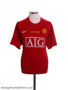 2008 Manchester United 'CL Final' Home Shirt L Football Shirt