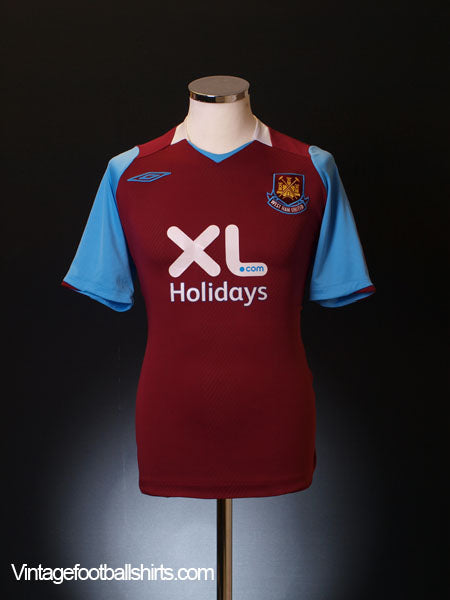 2008 West Ham Home Shirt *Mint* M Football Shirt
