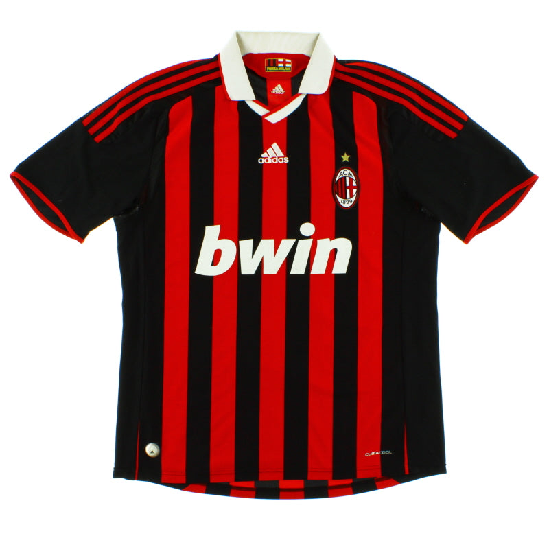 2009-10 AC Milan Home Shirt L Football Shirt
