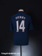 2009-10 Arsenal Away Shirt Henry #14 L Football Shirt
