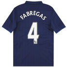 2009-10 Arsenal Nike Away Shirt Fabregas #4 XL.Boys Football Shirt