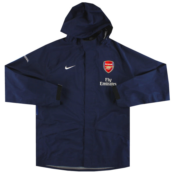 2009-10 Arsenal Nike Clima-Fit Rain Jacket XL | Vintage Football