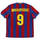 2009-10 Barcelona Home Shirt Ibrahimovic #9 XL Football Shirt