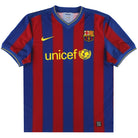 2009-10 Barcelona Nike Player Issue Home Shirt *As New* L Football Shirt