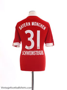 2009-10 Bayern Munich Home Shirt Schweinsteiger #31 M Football Shirt