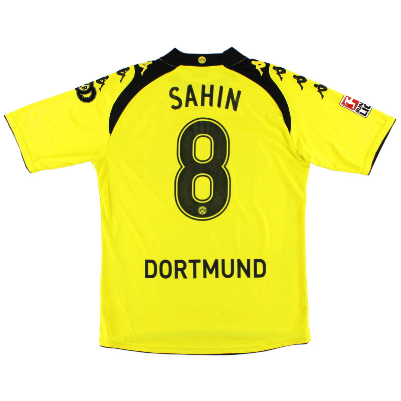 2009-10 Borussia Dortmund Home Shirt Sahin #8 XL Football Shirt