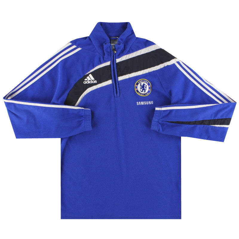 2009-10 Chelsea adidas 1/4 Zip Sweat Top L/XL Football Shirt