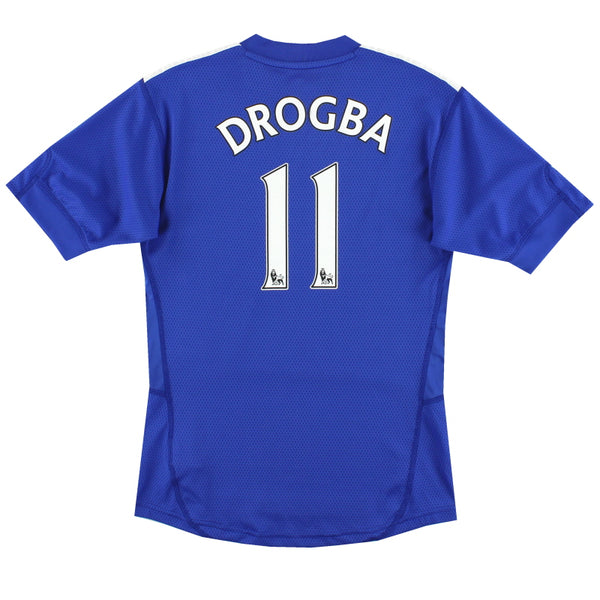 ウェア adidas CHELSEA DROGBA #11 Camisa Chelsea 2010/11 Drogba #11 Uniforme 2 Premier League