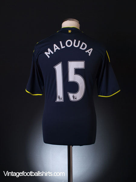 2009-10 Chelsea Away Shirt Malouda #15 M Football Shirt
