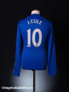 2009-10 Chelsea CL Home Shirt J. Cole #10 L/S M Football Shirt