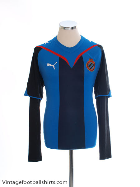 2009-10 Club Brugge Home Shirt L/S L Football Shirt