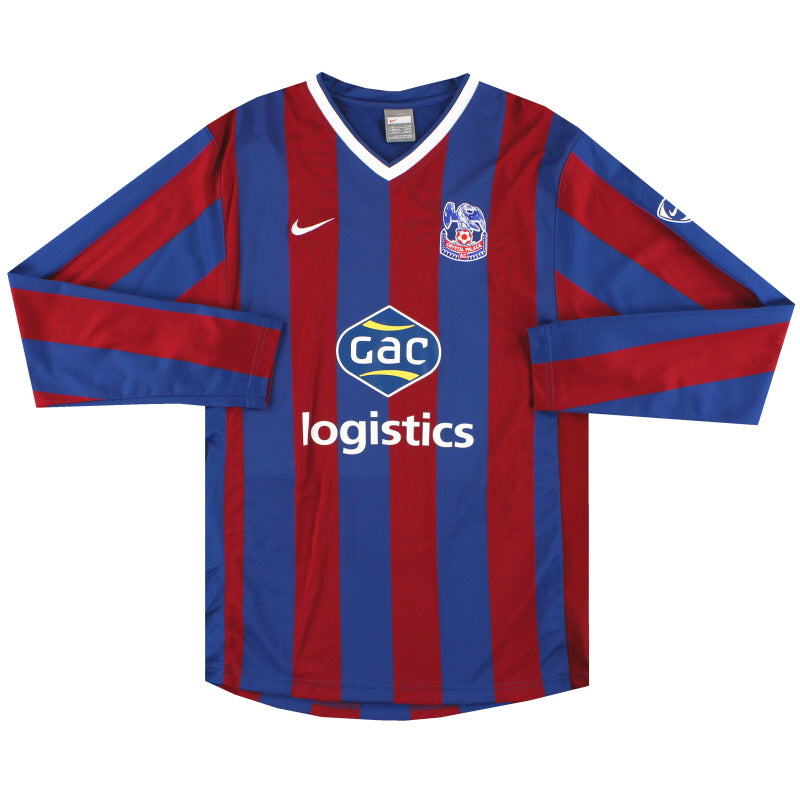 2009-10 Crystal Palace Nike Home Shirt L/S *Mint* M Football Shirt
