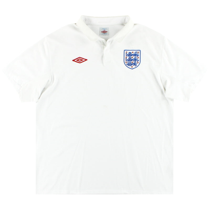 2009-10 England Umbro Home Shirt XL Football Shirt