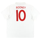 2009-10 England Umbro Home Shirt Rooney #10 L Football Shirt