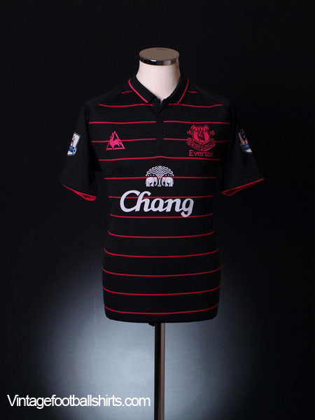 2009-10 Everton Away Shirt L Football Shirt