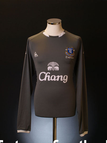2009-10 Everton Goalkeeper Away Shirt L/S L Football Shirt