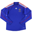 2009-10 France adidas 'Formotion' Women's Home Shirt L/S M Football Shirt