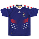 2009-10 France adidas Home Shirt L.Boys Football Shirt