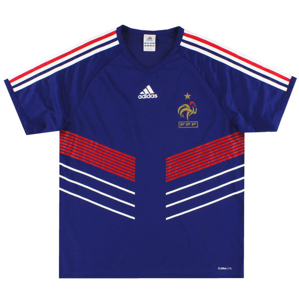 Match worn/issued France home shirt 1992-1993 by a #18 - Football & Vintage Amsterdam Match worn/issued France home shirt 1992-1993 by a #18 - Football & Vintage Amsterdam