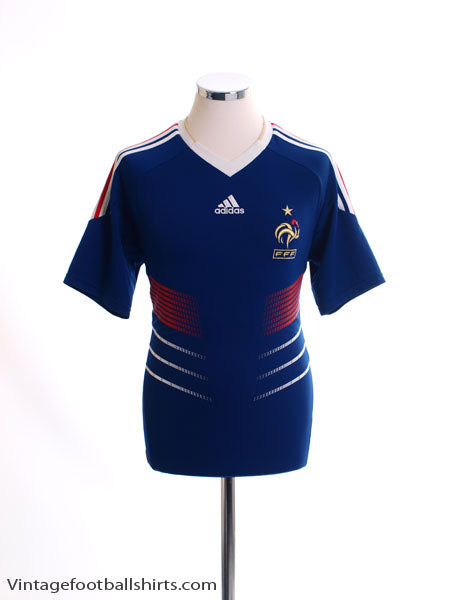 2009-10 France Home Shirt *Mint* M Football Shirt