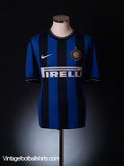 2009-10 Inter Milan Home Shirt XL Football Shirt