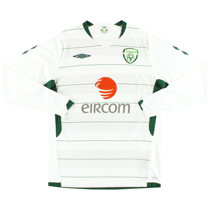 2009-10 Ireland Umbro Away Shirt L/S *Mint* M Football Shirt