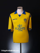 2009-10 Leeds Away Shirt L Football Shirt