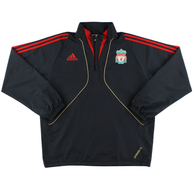 2009-10 Liverpool adidas 1/4 Zip Training Top *Mint* XL Football Shirt