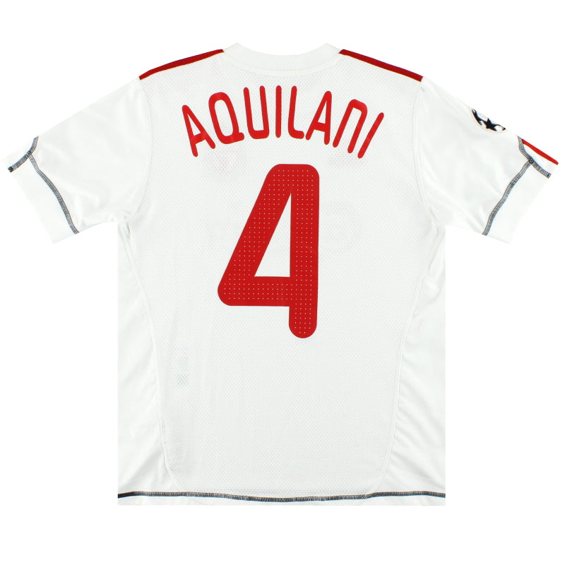 2009-10 Liverpool adidas CL Third Shirt Aquilani #4 XL.Boys Football Shirt