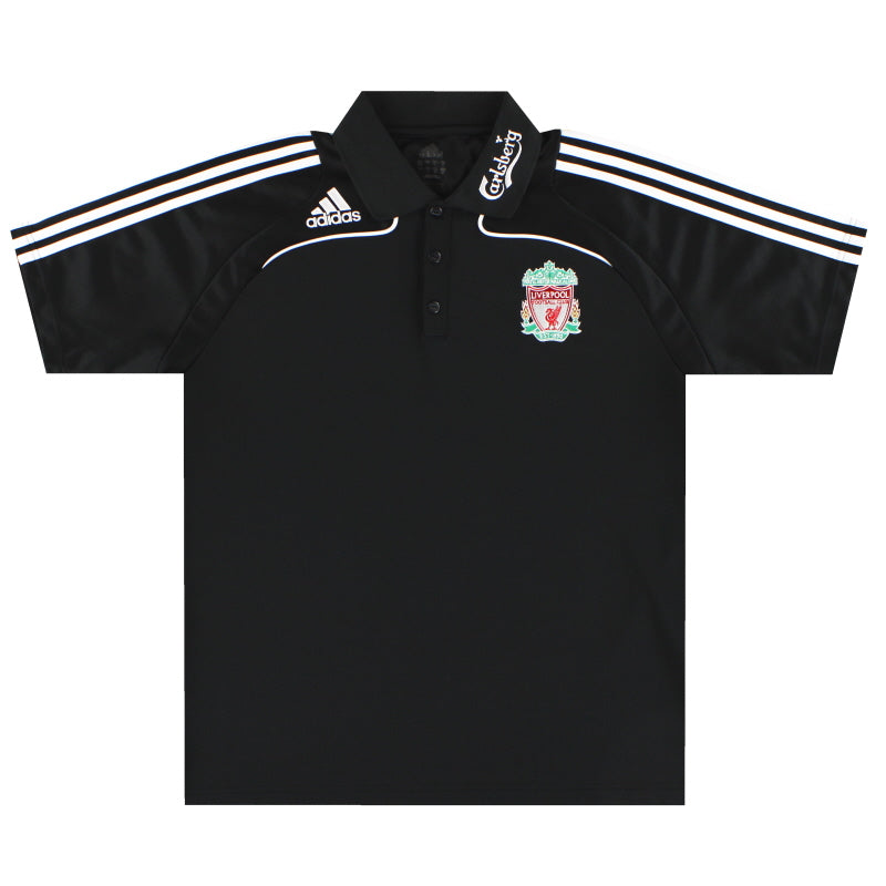 2009-10 Liverpool adidas Climalite Polo Shirt L Polo Shirt