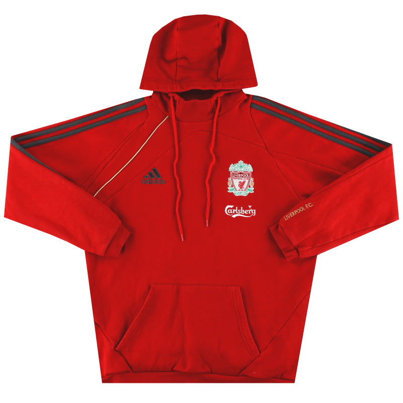 2009-10 Liverpool adidas Hoodie L P06959 | Vintage Football Shirts