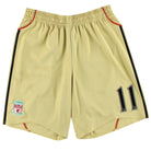 2009-10 Liverpool adidas Player Issue Away Shorts #11 L Football Shorts