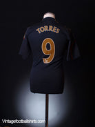 2009-10 Liverpool Away Shirt Torres #9 S Football Shirt