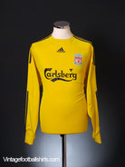 2009-10 Liverpool Goalkeeper Shirt L Football Shirt