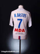 2009-10 Lyon Match Issue Home Shirt M. Bastos #7 Football Shirt