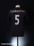 2009-10 Manchester City Away Shirt Zabaleta #5 S Football Shirt