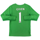 2009-10 Manchester City Goalkeeper Shirt Given #1 S Football Shirt