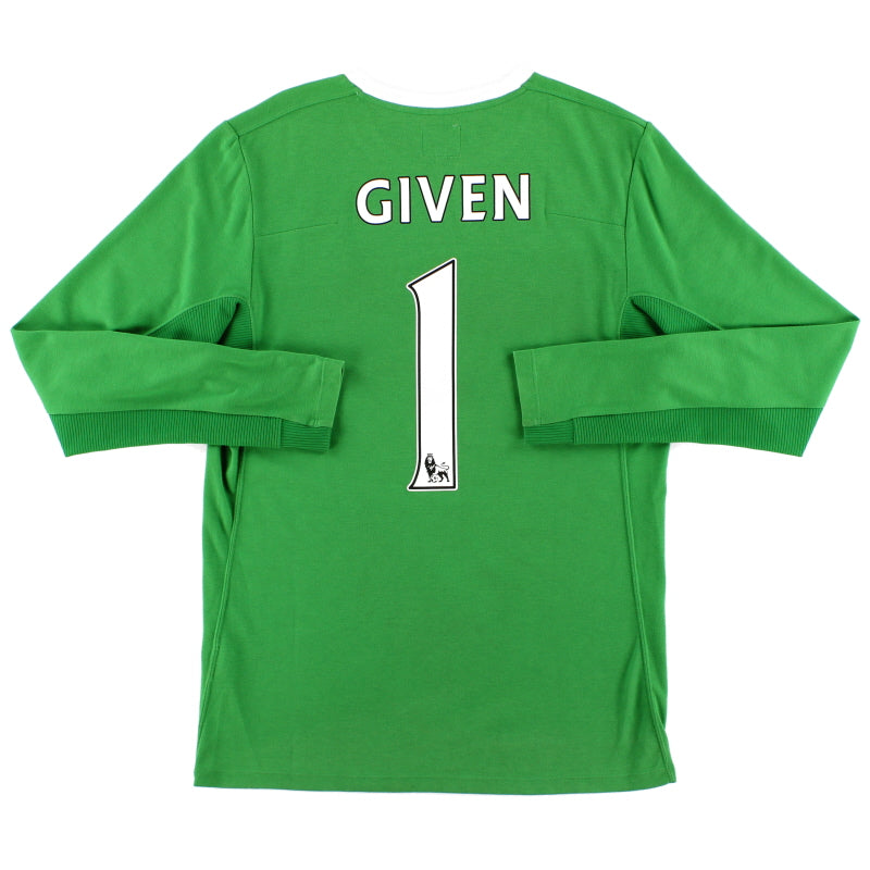 2009-10 Manchester City Goalkeeper Shirt Given #1 S Football Shirt