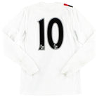 2009-10 Manchester City Third Shirt #10 L/S Y Football Shirt