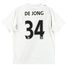 2009-10 Manchester City Third Shirt De Jong #34 L Football Shirt