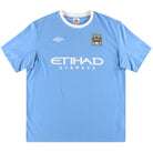 2009-10 Manchester City Umbro Home Shirt S Football Shirt