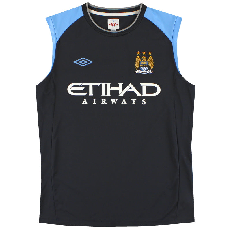 2009-10 Manchester City Umbro Training Vest L Vest